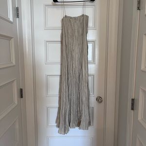 Toteme Crinkle Silk Habotai Dress Size 34 small